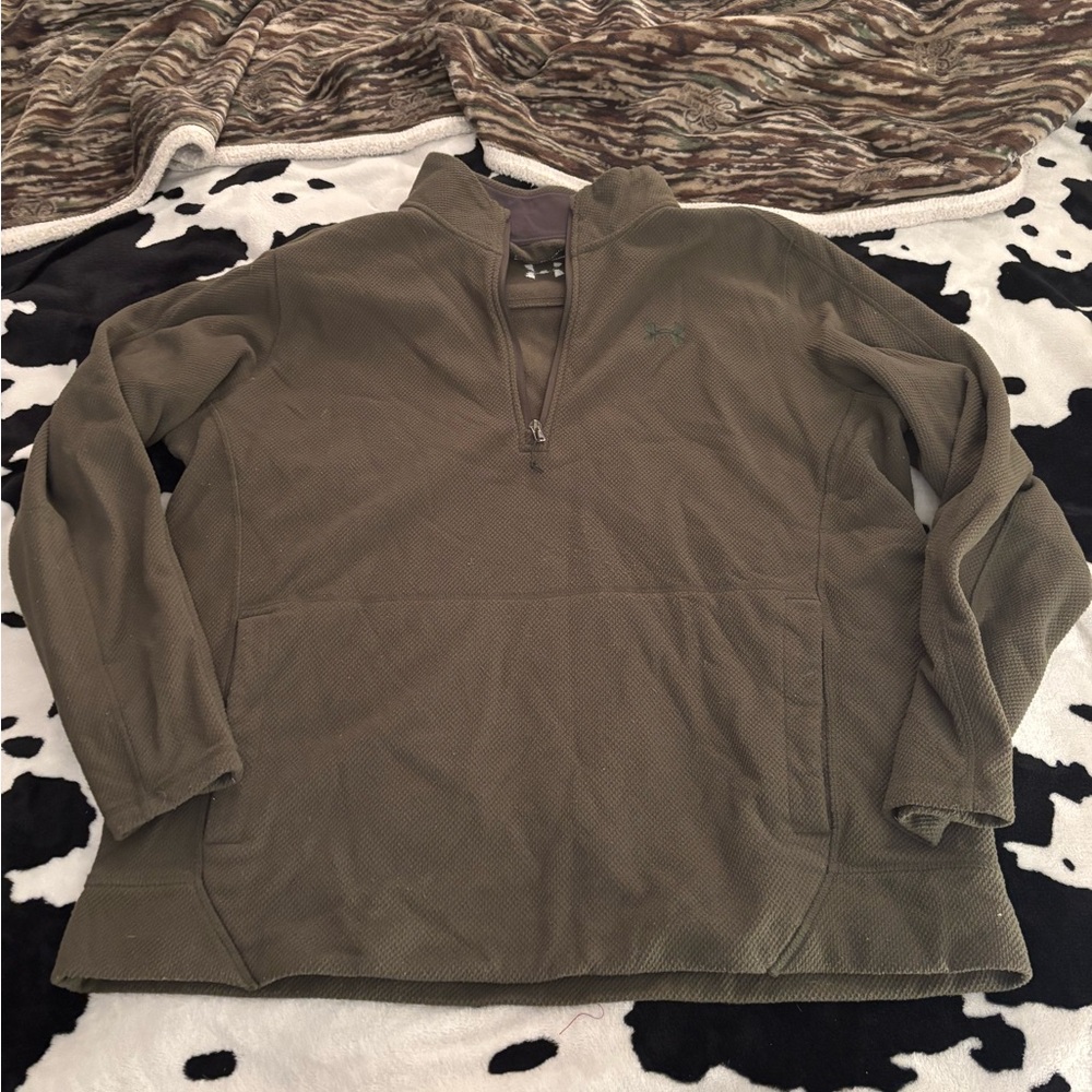 Under Armour Dark Olive ColdGear Pullover